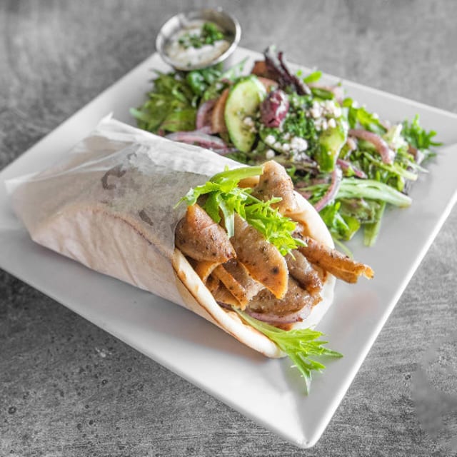 Chicken Gyro Sandwich Plate.
