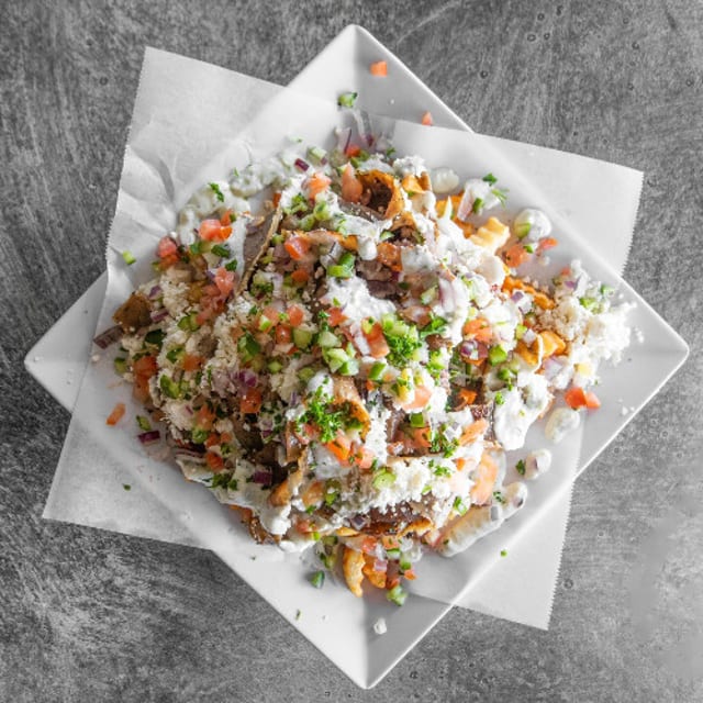 Greek Nacho Fries.